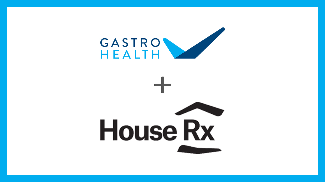 Gastro Health logo and House Rx logo