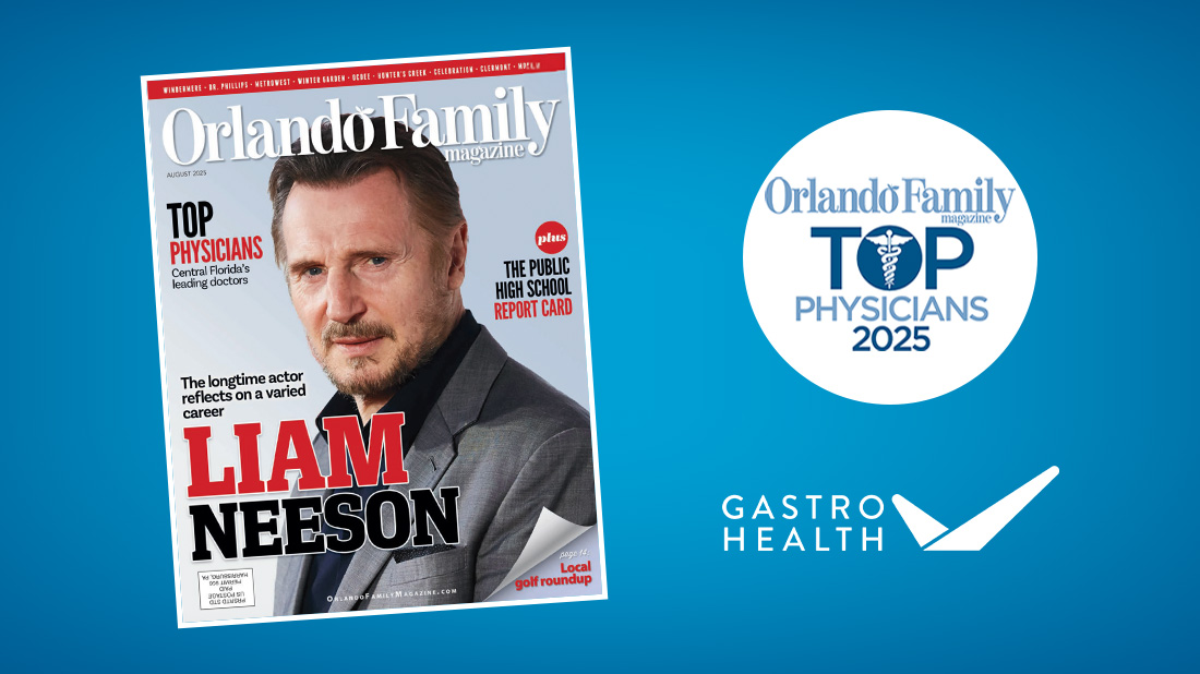 Orlando Family Magazine Recognizes Five Gastro Health Doctors as 2025 Top Physicians